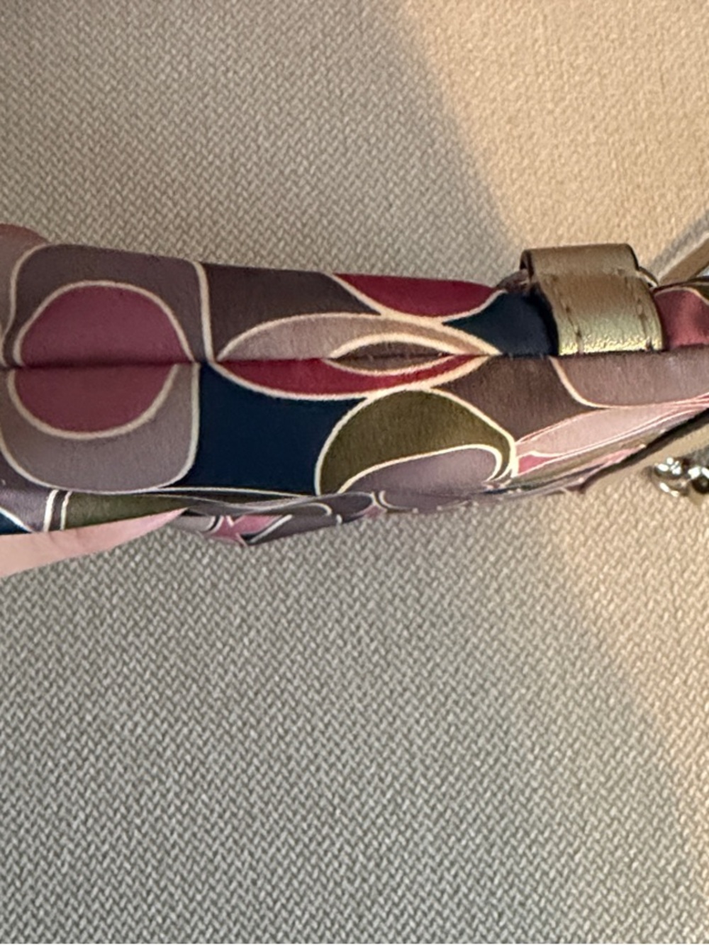 Coach Scarf Print Signature Wristlet - Picture 4 of 6